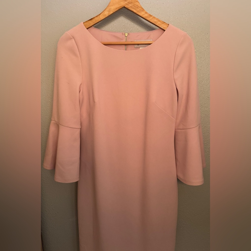 Jessica Howard Blush Long Sleeve Dress